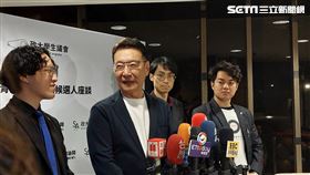 趙少康政大演講。(圖/記者陳怡潔拍攝)