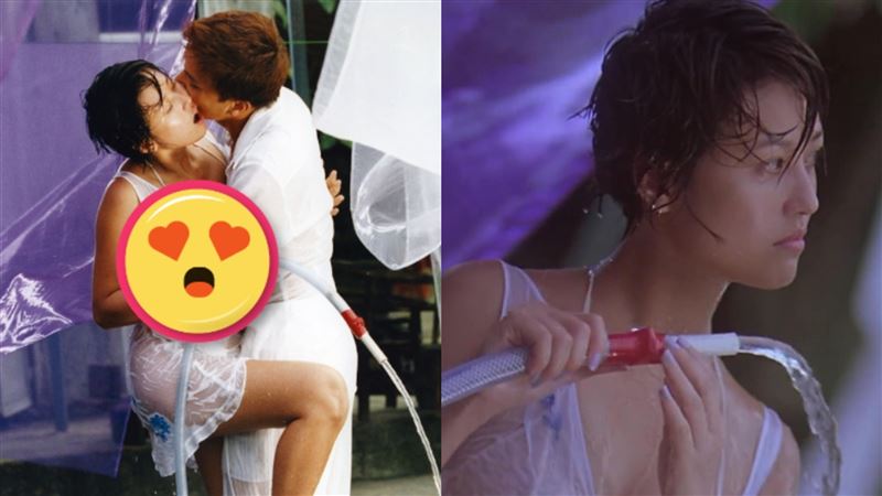 周海媚濕身擁吻男星！網：最Sexy的演出