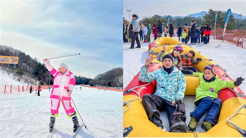 韓國滑雪場不只滑雪！還有超刺激水上樂園