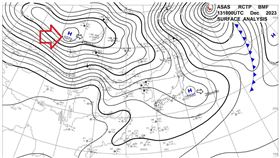 鄭明典表示1072百帕是少見的高，提醒民眾未來將會有明顯降溫。（圖／翻攝自鄭明典Facebook）