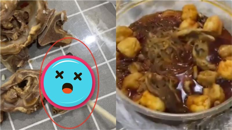 他爽吃羊肉爐　驚見「半截鼠屍」完全入味