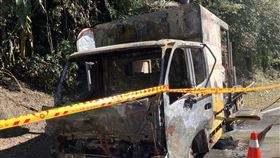 新北市，石碇，工程車，火警