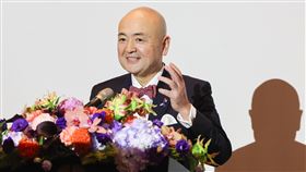 日本駐台代表片山和之就任酒會（1）「日本台灣交流協會台北事務所片山和之代表就任酒會」儀式14日下午在台北登場，日本駐台代表片山和之（圖）致詞盼在任期內加深台日關係。中央社記者裴禛攝  112年12月14日