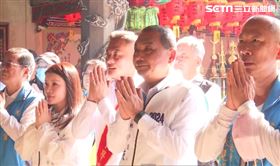 ▲雲林站出來 侯康在眼前-侯友宜車隊掃街