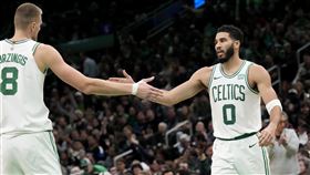 ▲泰坦（Jayson Tatum）轟27分，塞爾提克打出18勝5敗NBA最佳戰績。（圖／美聯社／達志影像）