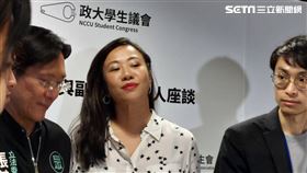 ▲吳欣盈政治進入校園2.0 ＿青年與副總統候選人座談聯訪（圖／記者陳怡潔攝影）