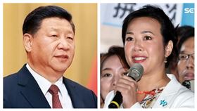 吳欣盈、習近平（組合圖）