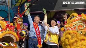 顏寬恒烏日後援會成立。盧秀燕，顏清標。（圖／顏寬恒競總提供）