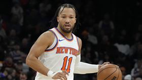 ▲尼克布朗森（Jalen Brunson）下半場0失手，全場進帳50分。（圖／路透社／達志影像）