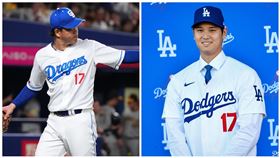 ▲中日龍球衣和道奇隊相似，17號球衣意外熱賣。（圖／翻攝自中日龍臉書、道奇推特）