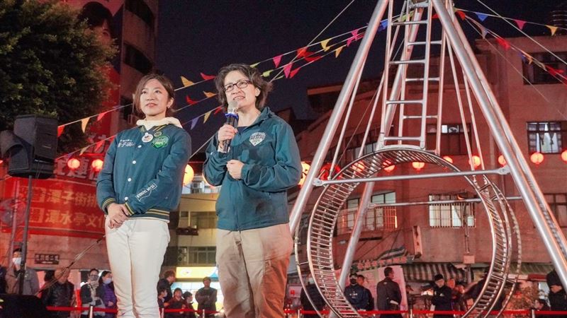 蕭美琴出席謝子涵造勢活動　千人入場力挺