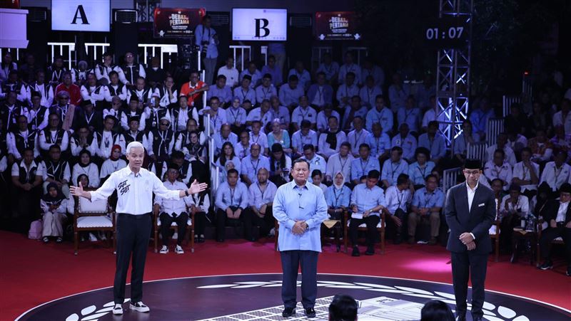 印尼首場總統大選辯論   聚焦民主