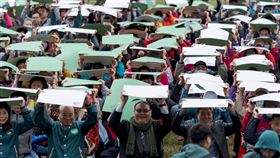 民進黨正副總統賴清德、蕭美琴全國競選總部今（17）日舉辦「唱土地的歌，拼咱的希望」宣傳記者會。（圖／賴清德競選總部提供)