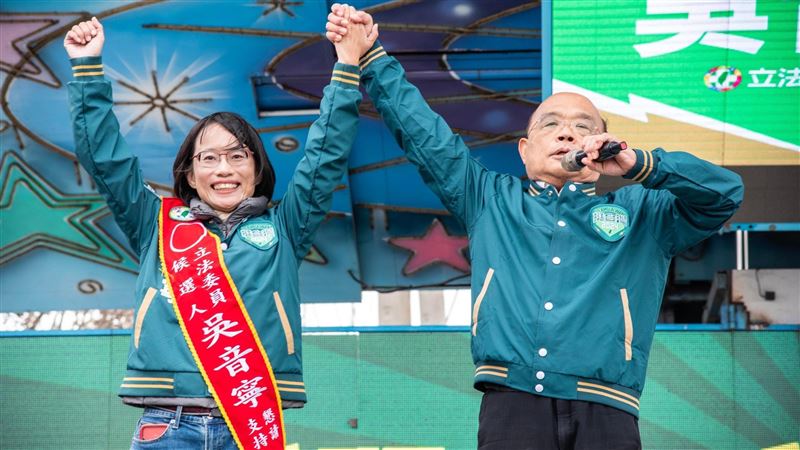 挺吳音寧　蘇貞昌轟謝衣鳯收割發現金政績