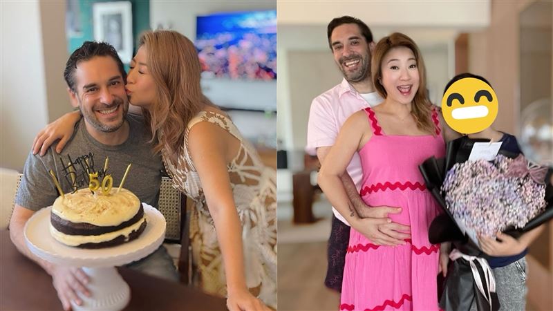 43歲黃湘怡懷孕了！嫁洋尪1個月再曝喜訊