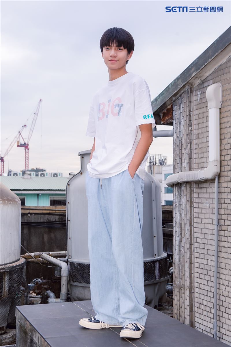 郭大睿三立新聞網專訪。（圖／記者楊澍攝影）