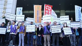 李信燕機師工會理事長/長榮機師工會/抗議（圖／記者邱榮吉攝影）