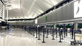 上海虹橋機場空蕩蕩（圖／翻攝自鄭丞傑臉書）