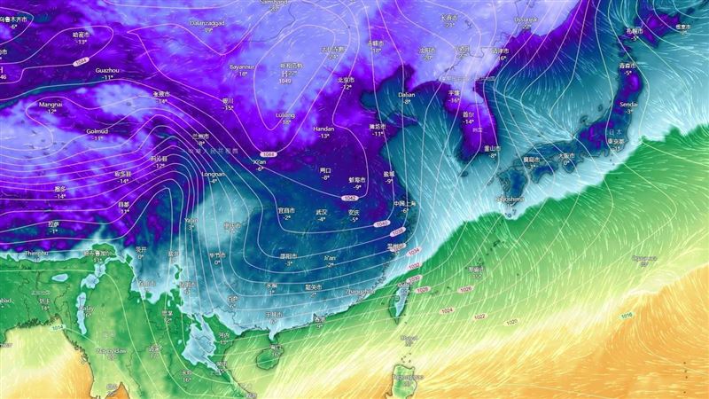 寒流襲這2天最凍探9度　恐一路冷到聖誕節