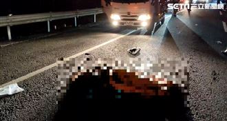 國3南投3死車禍現場曝！車體壓扁人拋路中