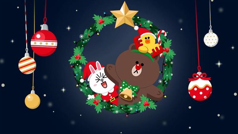LINE聖誕節特效登場！再送2大驚喜彩蛋