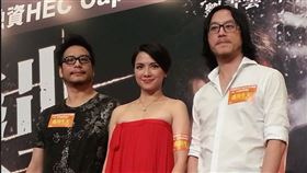 「彭氏兄弟」彭順（左）、彭發（右）拍攝《見鬼》大紅，李心潔嫁給彭順。（圖／翻攝逃出生天微博）