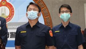 時任松山分局分局長的林志誠(中)，與中崙派出所正副所長等，皆遭到監察院彈劾。