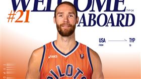 ▲2017年FIBA美國隊金牌成員伯朗（Alec Brown）加盟領航猿。（圖／桃園璞園領航猿提供）