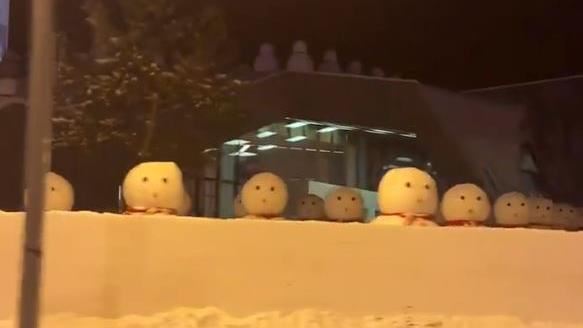 「雪人軍團」閱兵！網驚：東北人的兵馬俑