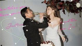 ▲吳千語，施伯雄。（圖／翻攝自微博）