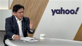 總統府秘書長林佳龍今（20）日接受YahooTV《齊有此理》主持人王時齊專訪。（圖／YahooTV《齊有此理》提供)