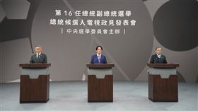▲首場總統電視政見會柯文哲（圖／民眾黨提供）