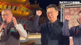 趙少康赴台南鹿耳門聖母廟參拜。（圖／翻攝畫面）