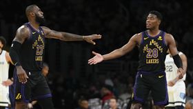 ▲湖人恐用八村壘當成交易拉文（Zach LaVine）的籌碼。（圖／美聯社／達志影像）