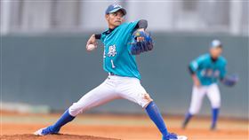 花蓮縣投手張宥謙登板5.2局無失分。 (圖／甘霖廣告提供)
