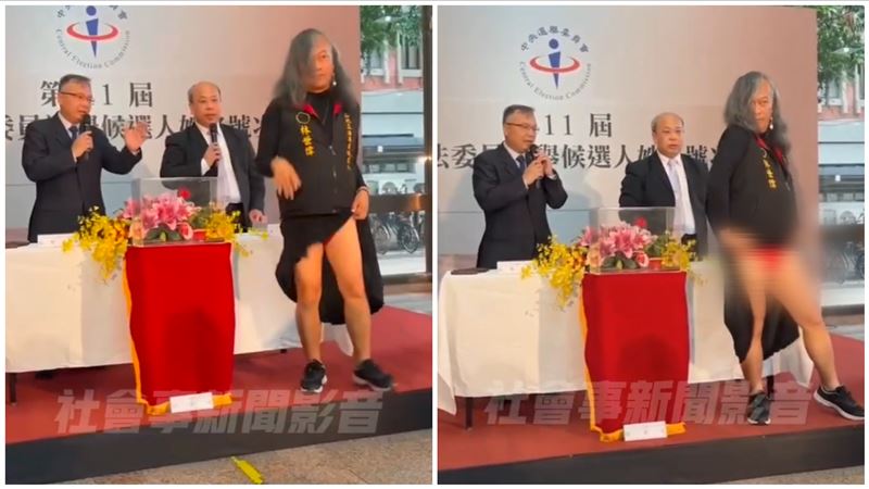 原住民網紅林世偉時常在社群分享露出內在美的熱舞照。(圖/翻攝自社會事新聞影音)
