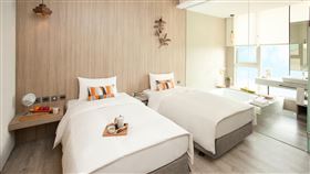 「桃城茶樣子」穀雨標準雙人房，承億文旅提供