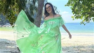 楊紫瓊絕美嫁衣曝光！套台灣品牌迎賓客