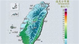 寒流發威...全台75%變冰凍番薯！這天再迎一波冷氣團　「最冷時間」曝。（圖／翻攝自「觀氣象看天氣」臉書）
