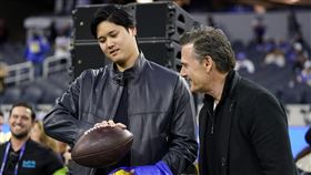 ▲大谷翔平受邀觀賞NFL洛杉磯公羊隊的比賽。（圖／美聯社／達志影像）