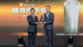 長榮航空獲得體育推手獎。（圖／長榮航空提供）