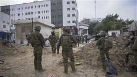 加薩走廊遭轟炸（圖／美聯社／達志影像）