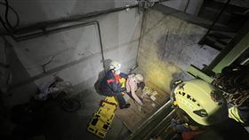 意外,機械停車位,摔傷,高雄