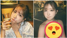 三上悠亞曬溫泉照（圖／翻攝自三上悠亞IG）