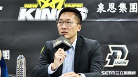 ▲新北國王迎戰富邦勇士，許晉哲總教練出席賽後記者會。（圖／記者劉彥池攝影）