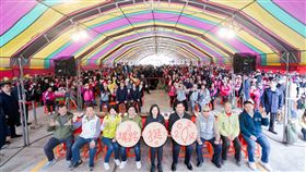 蔡英文輔選張宏陸、吳琪銘（圖／民進黨提供）