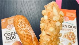 原PO表示，在全聯發現好吃的韓式熱狗。（圖／翻攝自我愛全聯-好物老實説）