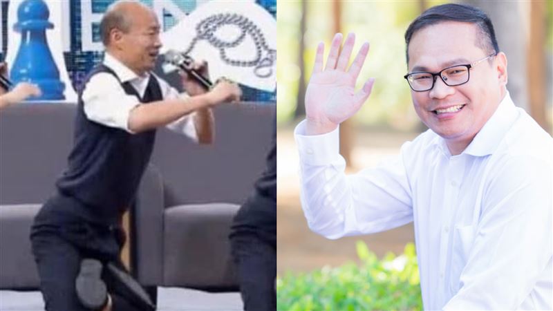 王義川挨批！他曬圖：論耍寶，只服韓國瑜