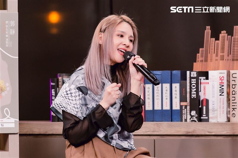 郭靜小記者大明星專訪。（圖／記者楊澍攝影）