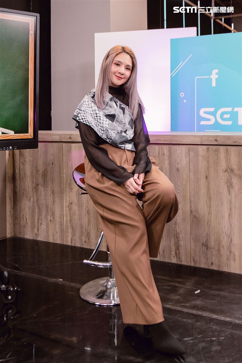 郭靜小記者大明星專訪。（圖／記者楊澍攝影）